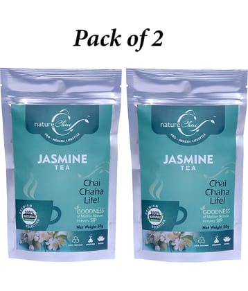 nature Chai Assam Tea Loose Leaf Jasmine 50 gm Pack of 2