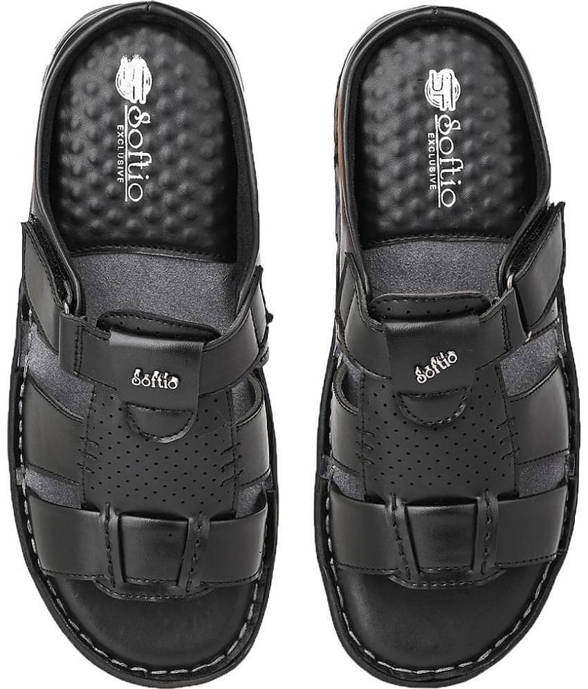 softio - Black Men's Daily Slipper