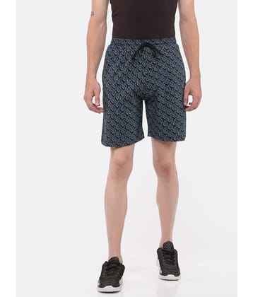 Dollar Athleisure - Blue Cotton Men's Shorts ( Pack of 1 )