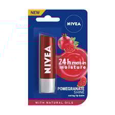 Nivea Pomegranate Shine Lip Balm 4.8 Gms