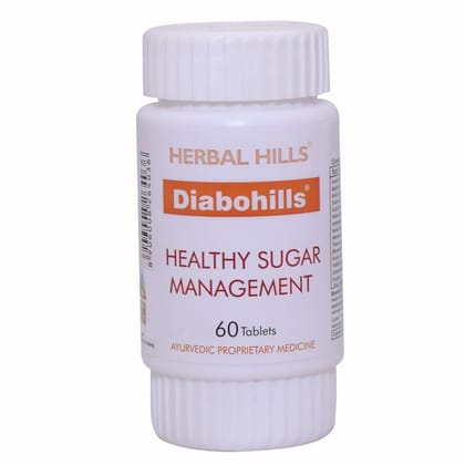 Herbal Hills Diabohills Sugar Management Tablets, 60 Tablets-Pack of 1