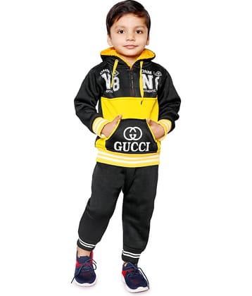 New Collection Pack of 1 Boys Polyester Cardigan Sweater ( Black )