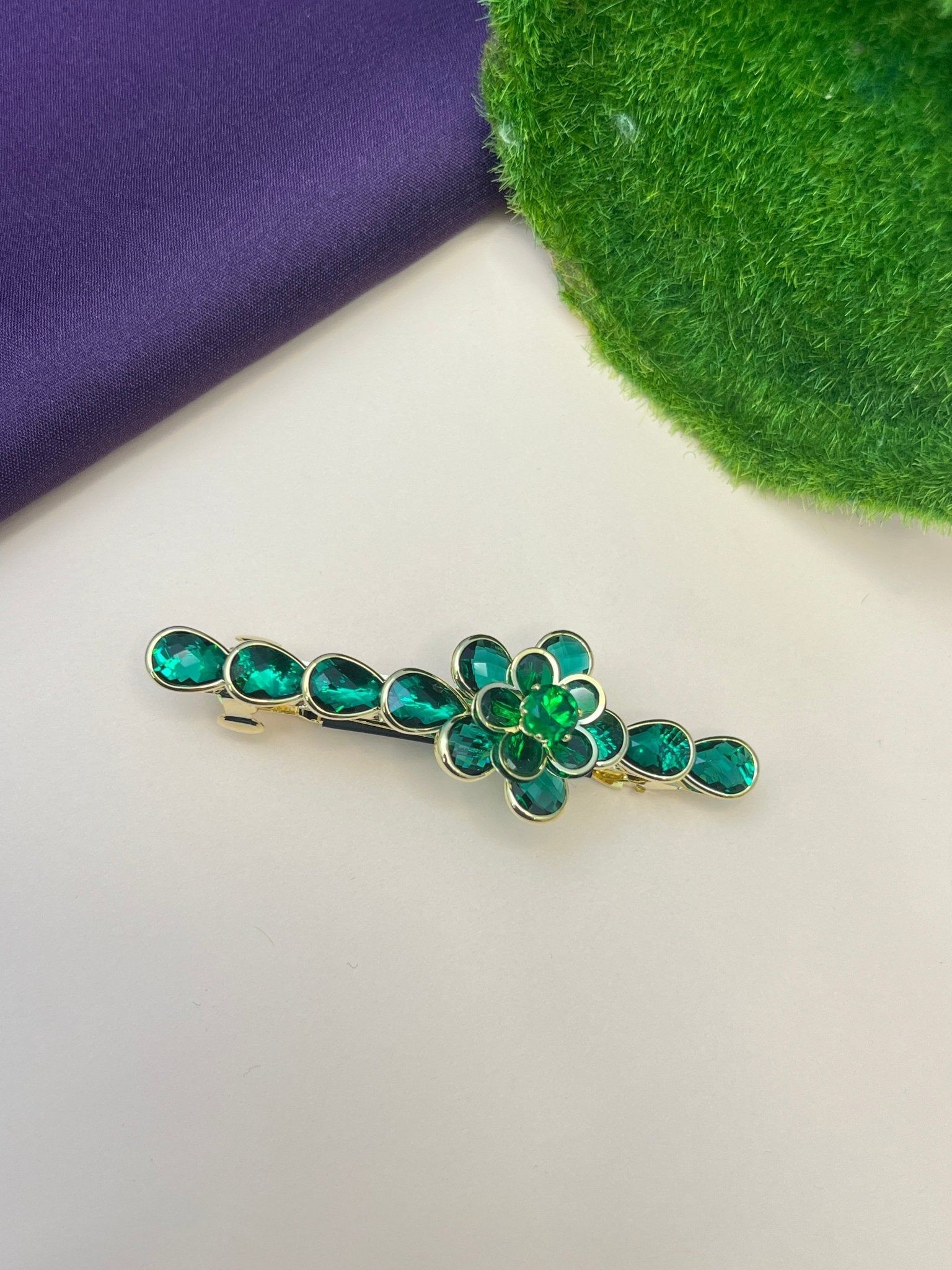 Stone Hair Clip 4070