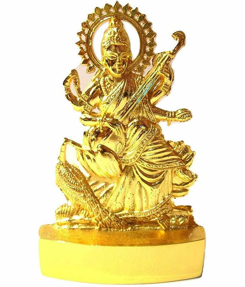 Shri Astha Vinayak Iron Goddess Saraswati Idol ( 6.5 cm )