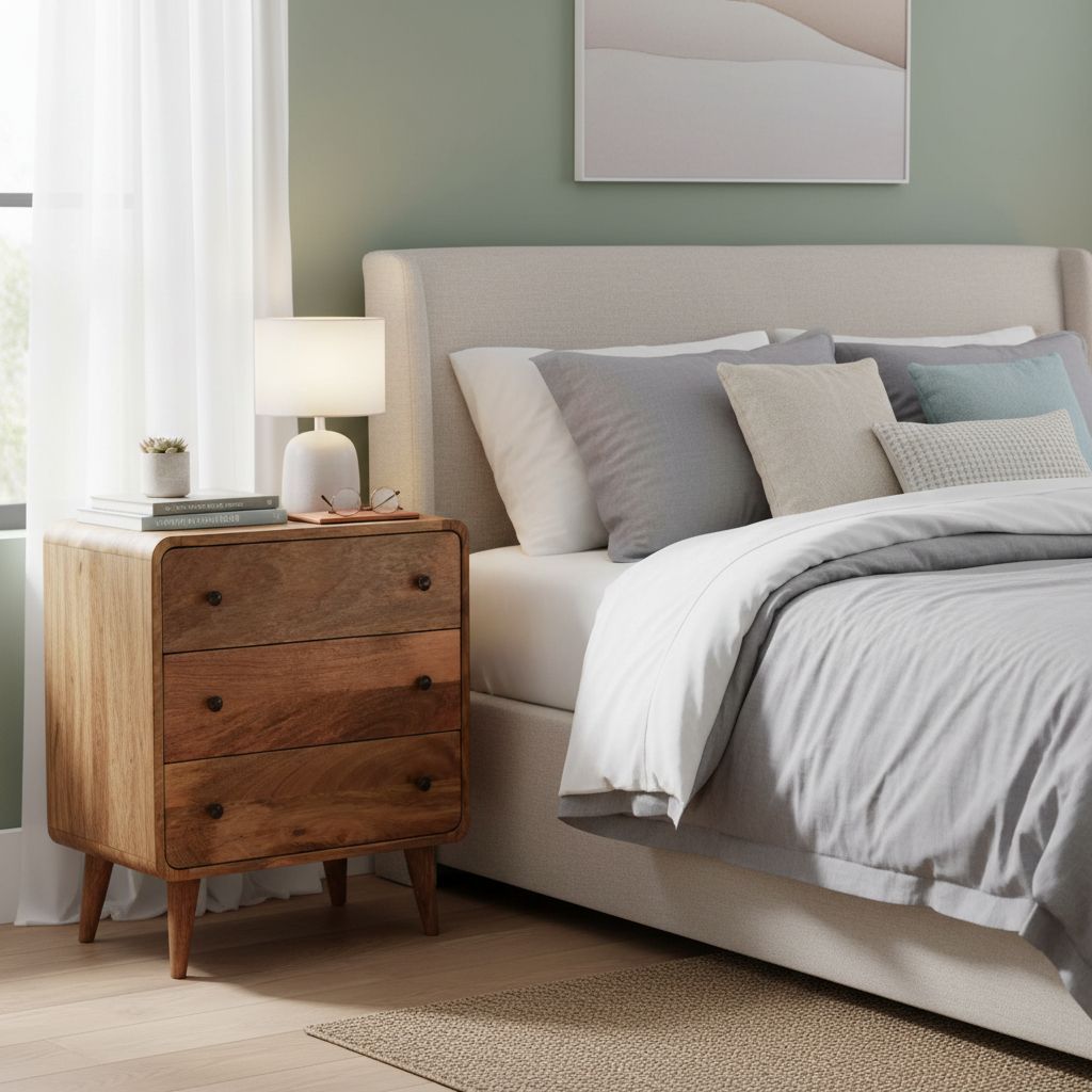 Solid Wood Chest of Drawers Cupboard