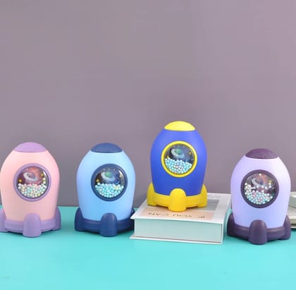 Rocket piggy bank