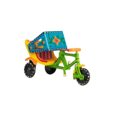 Wooden Cycle Rickshaw Small