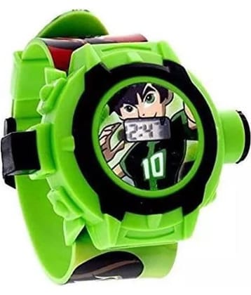 JELLIFY Ben 10 Watches for Kids Digital 24 Images Projector Wrist Watch Toy for Girl’s & Boy’s (Pack of 1)