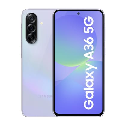 Samsung Galaxy A36 5G (Awesome Lavender, 8GB, 256GB) | Gemini Live | Awesome Intelligence (AI): Circle to Search, My Filter, Object Eraser | 4nm Snapdragon Processor | Flagship Grade Camera Samsung Galaxy A36 5G (Awesome Lavender, 8GB, 256GB) | Gemini Li