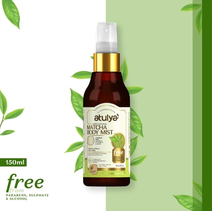 Atulya Matcha Body Mist | Revitalizing and Soothing - 150ml