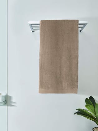 DDECOR - Midas Collection 100% Cotton Bomboo    Bath Towel |40 CM X 60 CM| - Brown