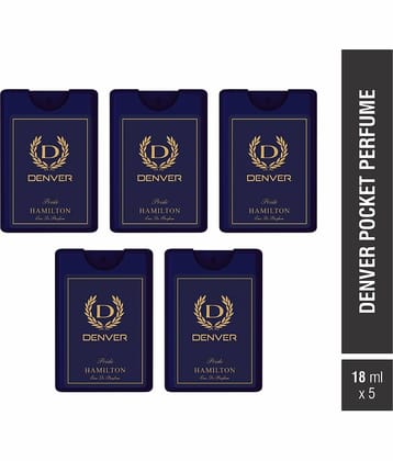 Denver Pride Pocket Perfume - 18ML Each (Pack of 5)