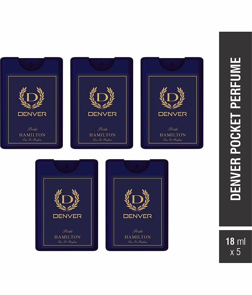 Denver Pride Pocket Perfume - 18ML Each (Pack of 5)