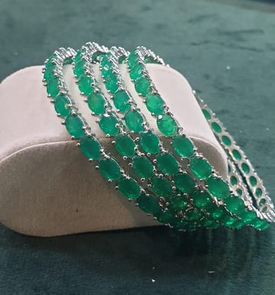 Stone bangles handmade 4 bangles in each set