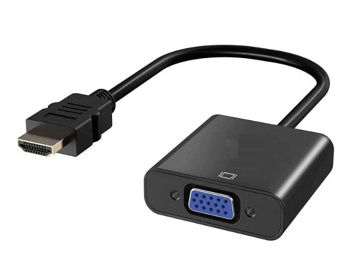 HDMI Male to VGA Female Converter Adapter for Computer, Desktop, Laptop, PC, Monitor, Projector, HDTV, Media Players, Xbox