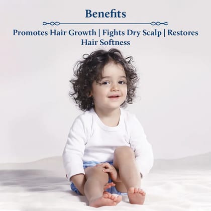 Baby Hair Oil with Ghee for Nourishment and Baby Hair Growth(18 Herbs) 100 ml