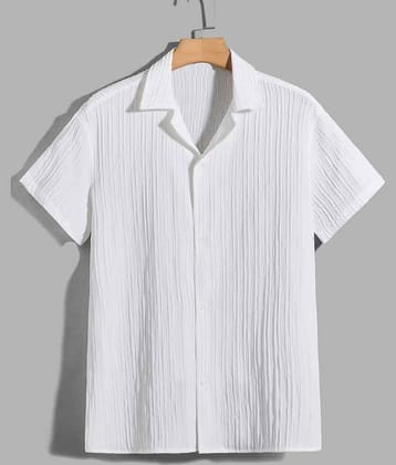 Urban Buccachi Polyester Regular Fit Popcorn Textured Half Sleeves Men's Casual Shirt - Khaki ( Pack of 1 )