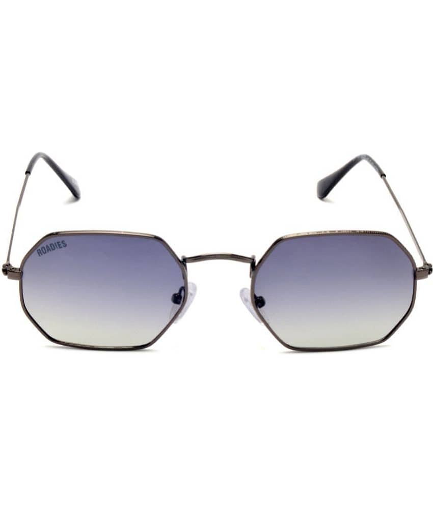 Roadies - Light Grey Square Sunglasses ( Pack of 1 )
