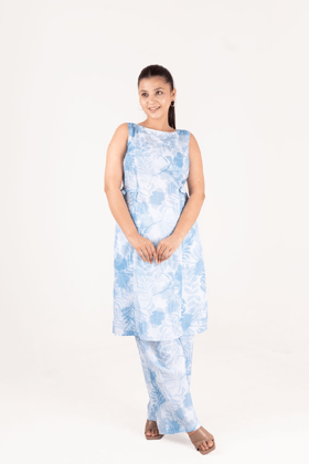 Printed Kurta & Bottom Dress-XS