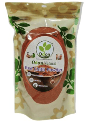 ODON NATURAL Cold Press RED CHILLI Powder I Non-Combustion I Hand Pounded Stone Grounded I With Natural Oils -150g