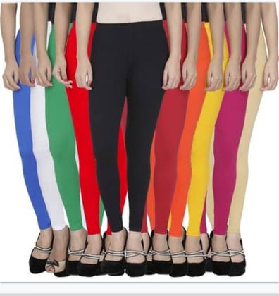 LADIES 4WAY CHURIDAR LEGGINGS   (Size : L , Colours : Black )