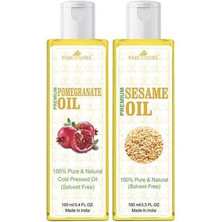 PARK DANIEL Pomegranate Oil &amp; Sesame Oil Combo Pack Of 2 bottle of 100 ml(200 ml) (200 ml)