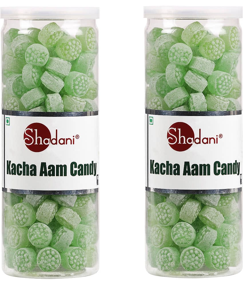 Shadani Kacha Aam Candy Can 230g (Pack of 2)
