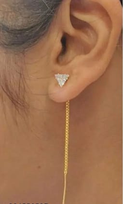 Beautiful, Fancy Earring (Sui Dhaga Tringal) Indian Fancy Casual Daily Use