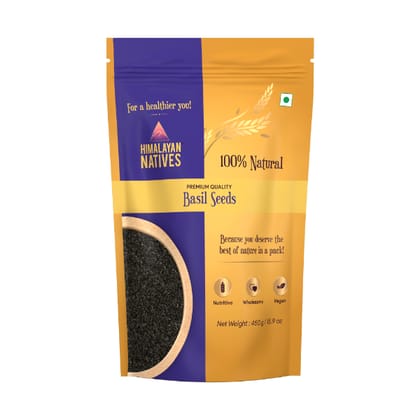 Himalayan Natives Basil Seeds 450 Gms