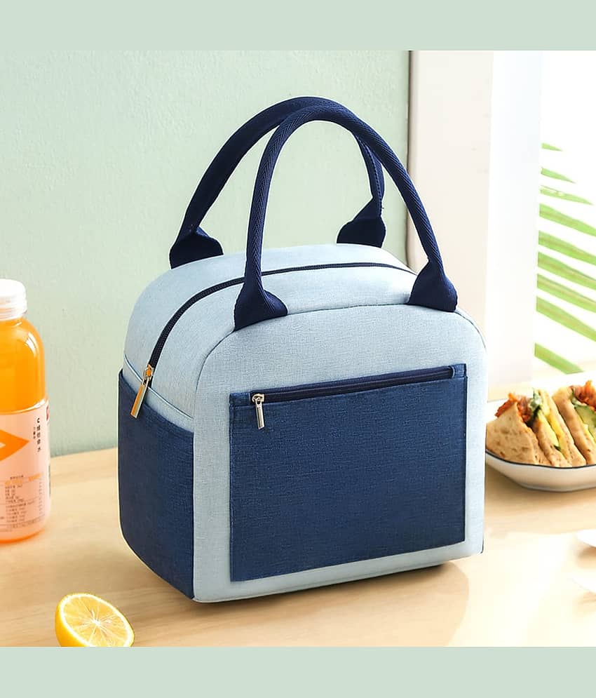 House Of Quirk Blue Lunch Bag ( 1 Pc )