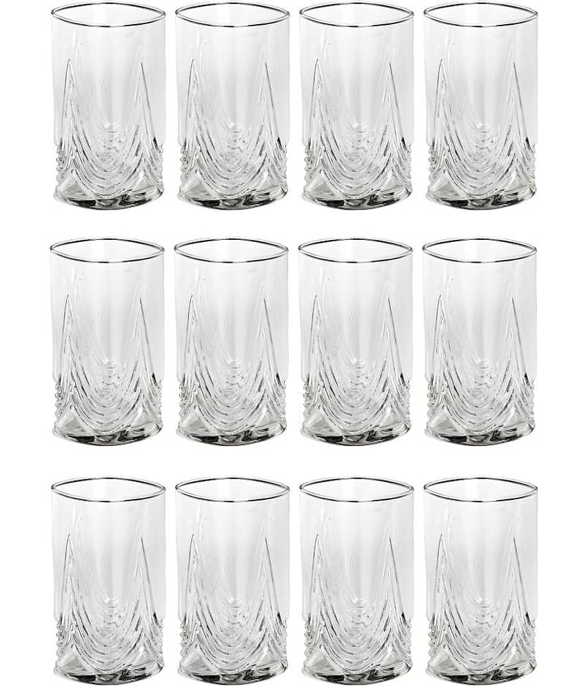 Afast Glass Glasses, Clear, Pack Of 12, 300 ml