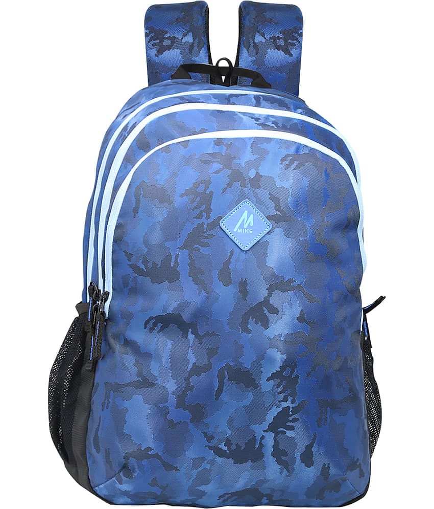 mikebag 25 Ltrs Blue Polyester College Bag