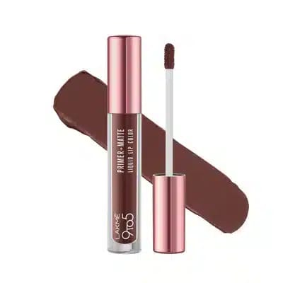 LAKMÉ 9TO5 PRIMER + MATTE LIQUID LIP COLOR MB3 STRONG ESPRESSO