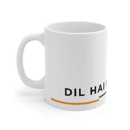 DARSHANS Ceramic Dil Se Hindustani Printed Coffee Mug (Color: White, Capacity:330ml) DARSHANS Ceramic Dil Se Hindustani Printed Coffee Mug (Color: White, Capacity:330ml)