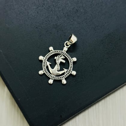Hook Steering Silver 925 Men's Pendant