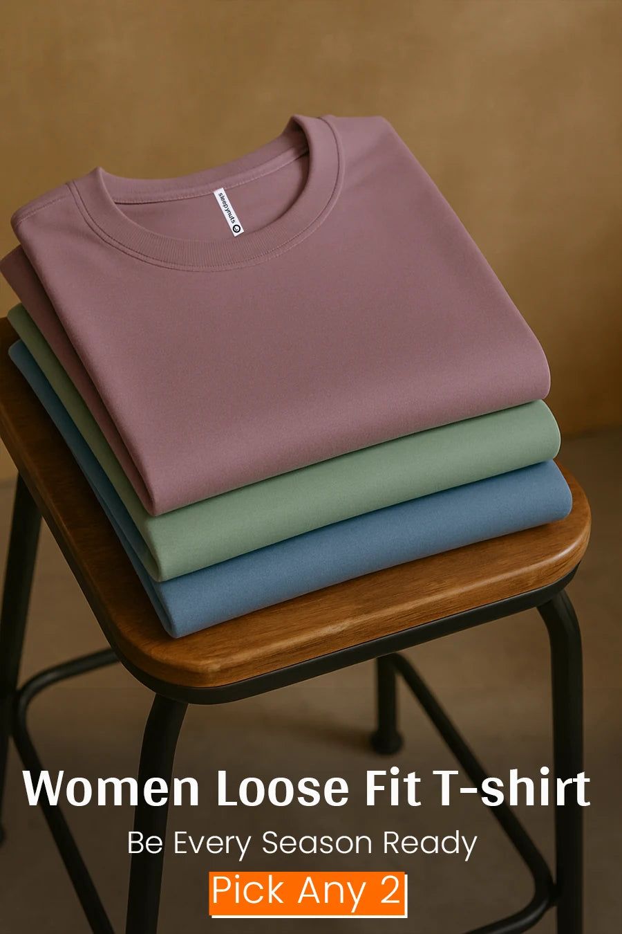 Pick Any 2 Women Relax Fit T-Shirt-M