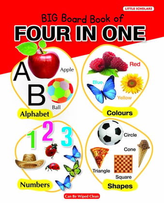 New Big Board Book of Four in One [Board book] [Jul 05, 2024] LS Editorial Team