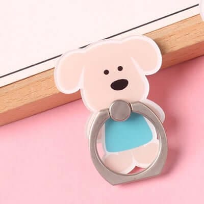 Cute Puppy Phone Ring Holder