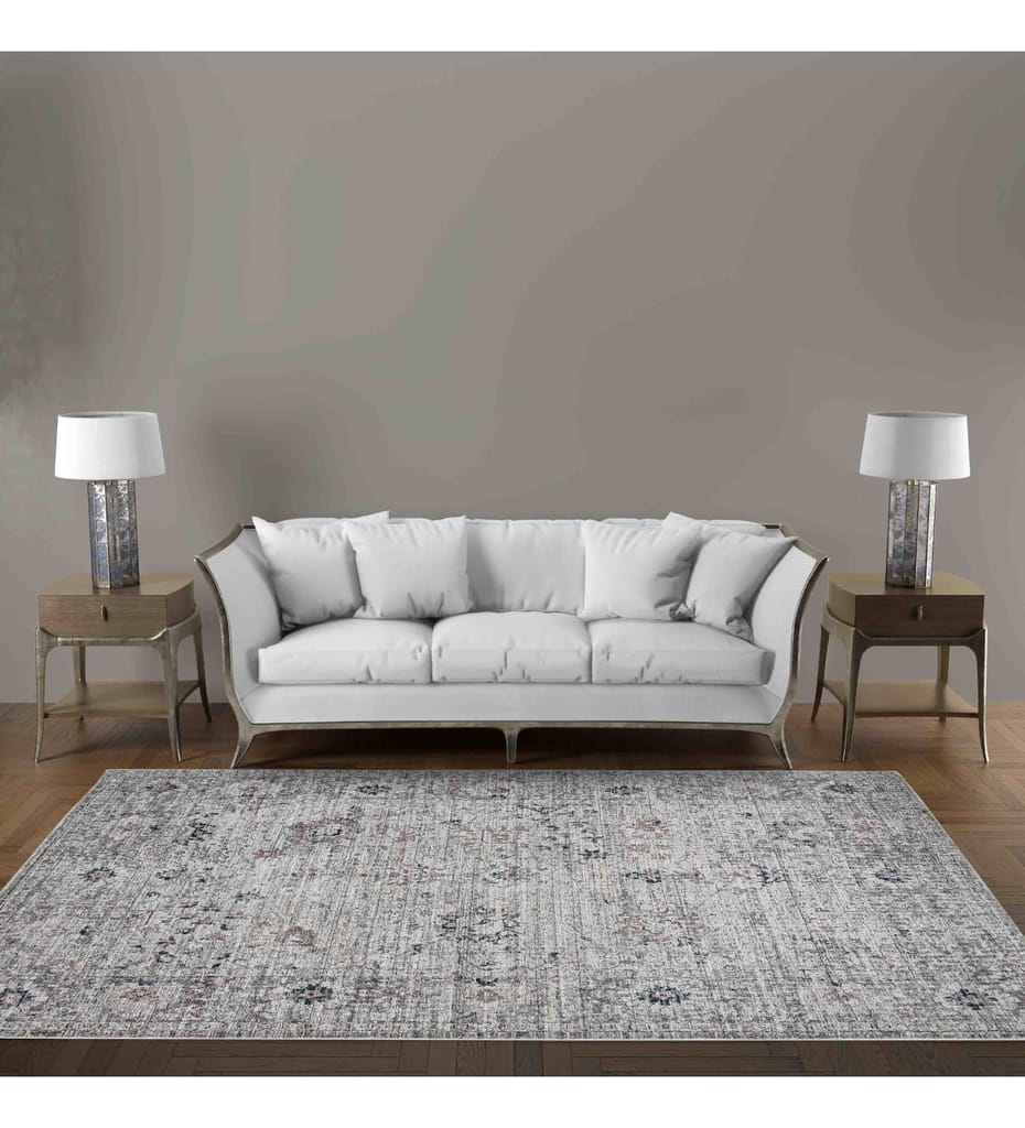 Neu Looms Handmade Viscose Wool Anti-Skid Rug for Bedroom, Living Room, Nursery, Playroom & Dorm - Soft & Durable, 2x3 Feet, Beige/Brown