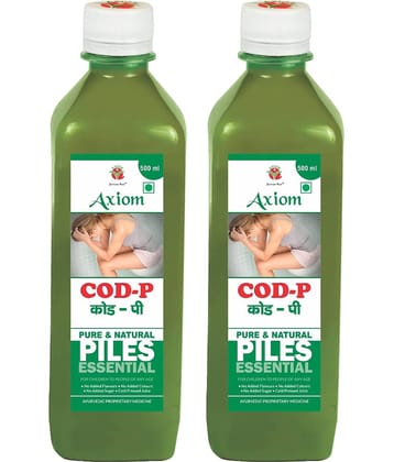 Axiom Cod-P 500ml (Pack of 2) |100% Natural WHO-GLP,GMP,ISO Certified Product