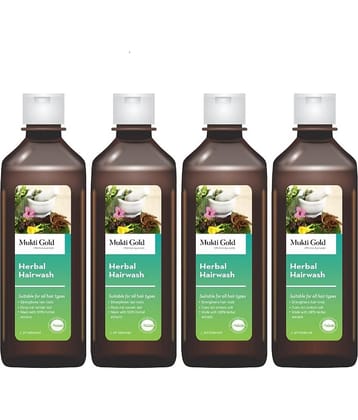 Axiom Muktigold Herbal Hairwash 400Ml(Pack Of 4)