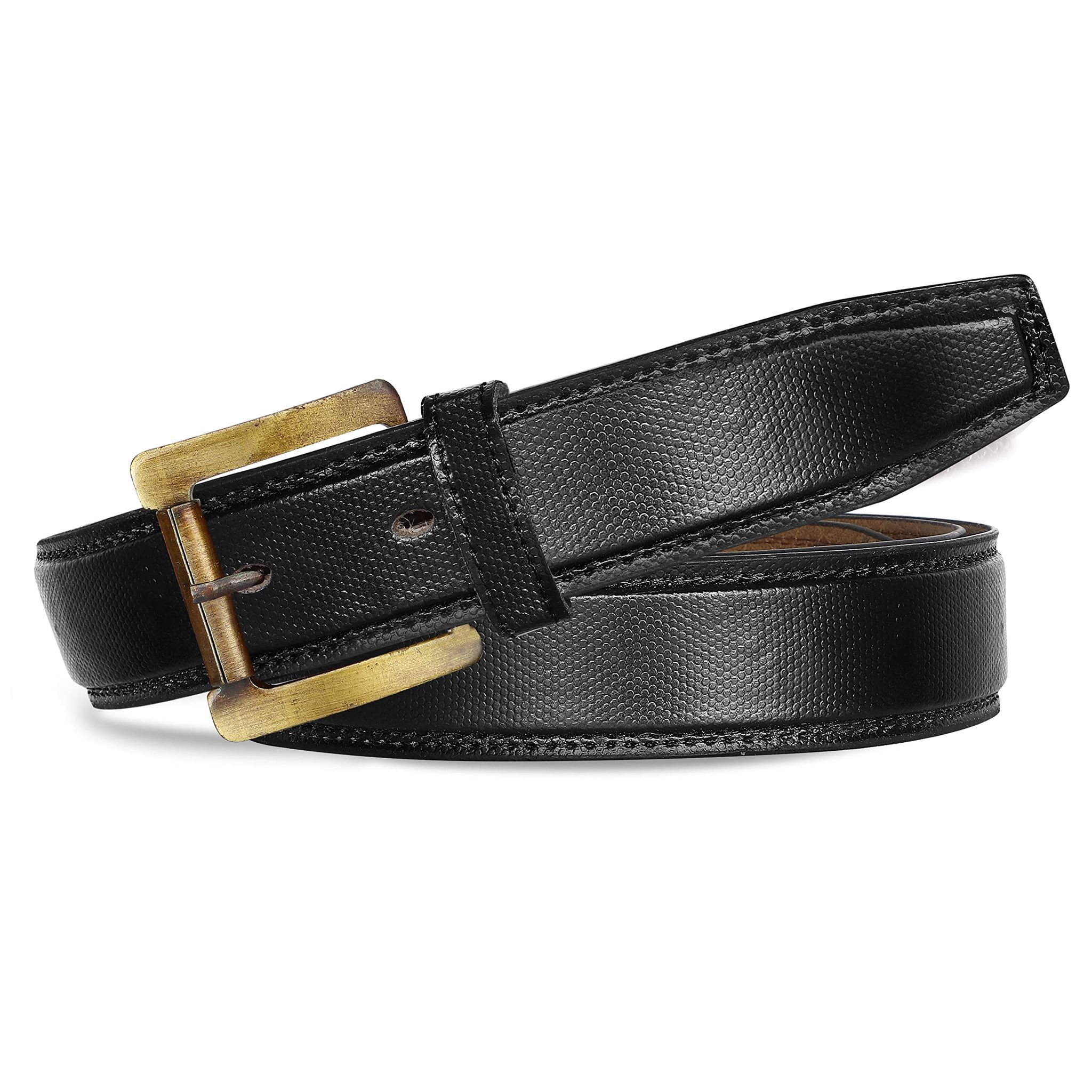 Black Formal/casual PU Leather Belt For Men BT20-BKL05