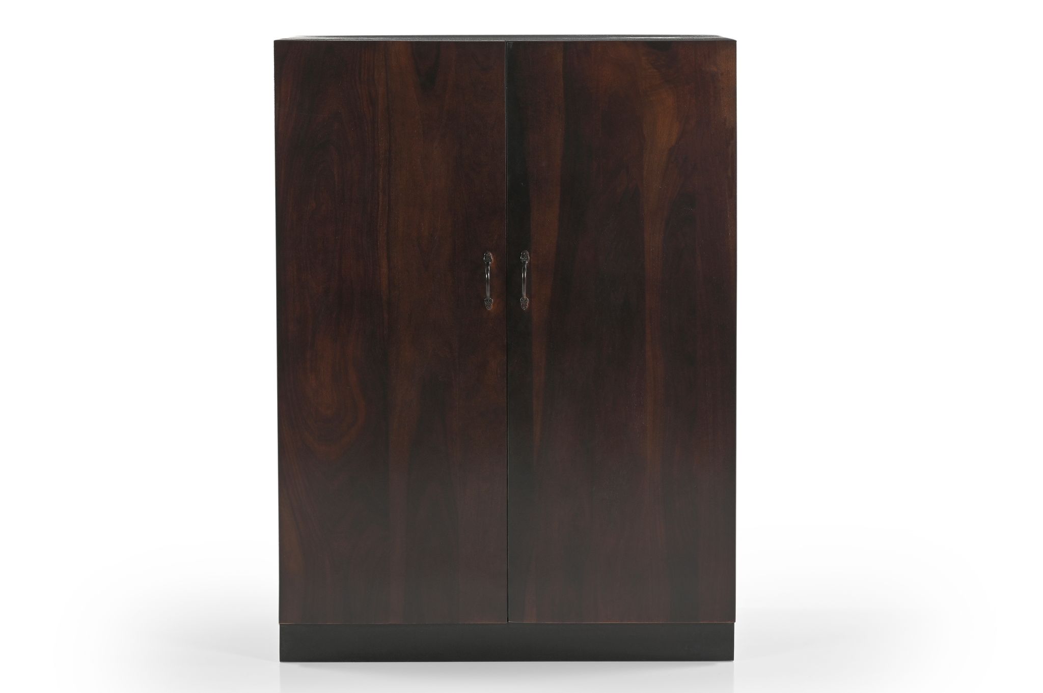 Wakeup India Sheesham Wood Bar Cabinet For Home | Ambry Solid Wood Wine Bar Cabinet Storage for Living Room | Luxury Design ( Dark Espresso Colour Finish , 1 Year Warranty )