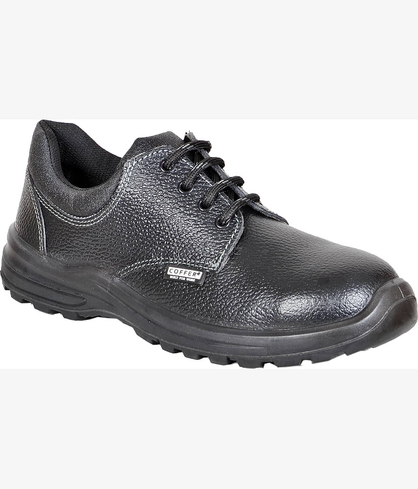 Coffer Safety Low Ankle Black Safety Shoes