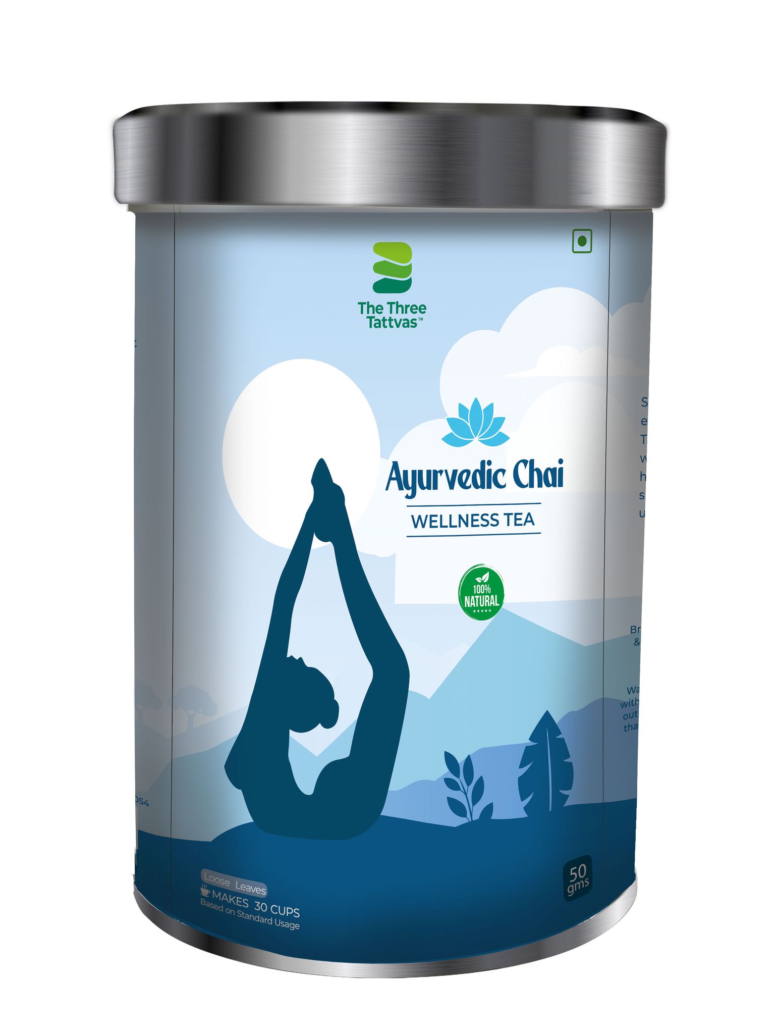 The Three Tattvas Ayurvedic Chai 50gms