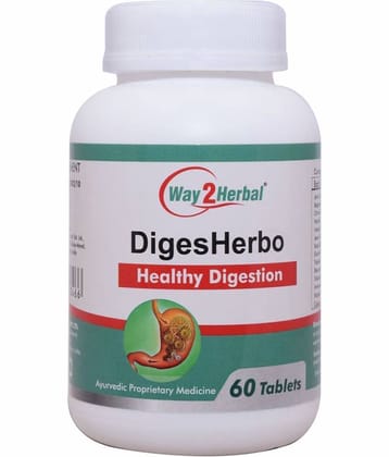 Way2Herbal Diges Herbo Tablet 60 No.S Pack of 1