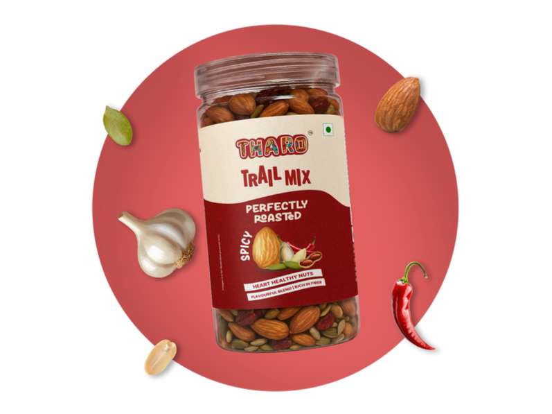 Tharo Spicy Trail Mix PACK OF 12 – Crunchy Spicy Nut Pack