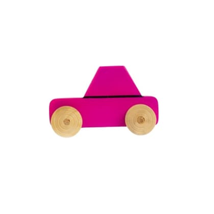 Wooden Sports Car Pink