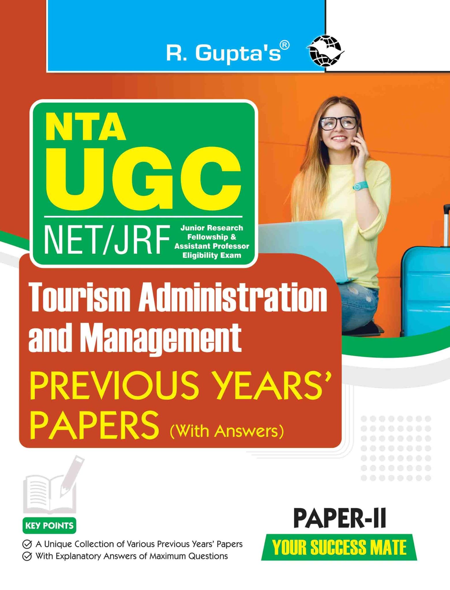 NTA-UGC-NET/JRF: Tourism Administration & Management (PAPER-II) Previous Years' Papers (With Answers) (R-2692)