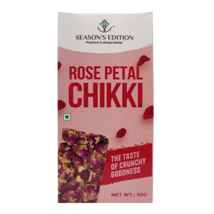 Season's Edition Rose Petals Chikki 720 Gms (60 Gms by Box Of 12)
